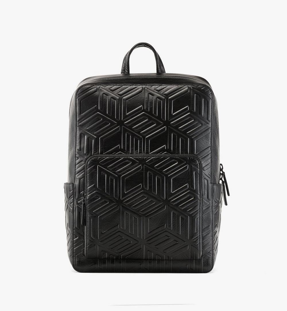 Aren Backpack in Crushed Cubic Leather 1